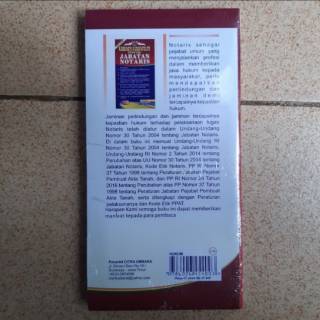 Jual Buku Undang Undang RI No. 2 Tahun 2014 Tentang Jabatan Notaris ...