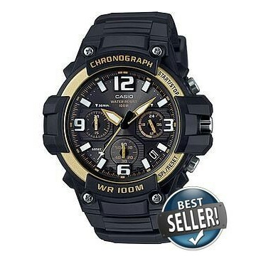 Casio Mcw100 Black gold - Jam Tangan Pria