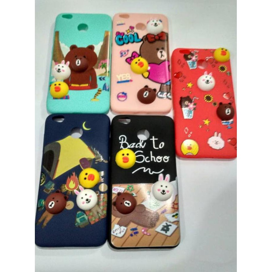 Case/casing/softcase/hardcase Timbul 3D Xiomi Redmi 4X Xiomi SoftCase/casing/softcase/hardcase