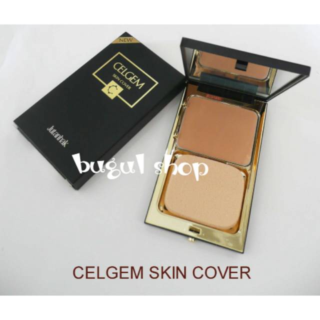 Bedak Foundation CELGEM SKIN COVER Jutanhak Cosmetic Korea