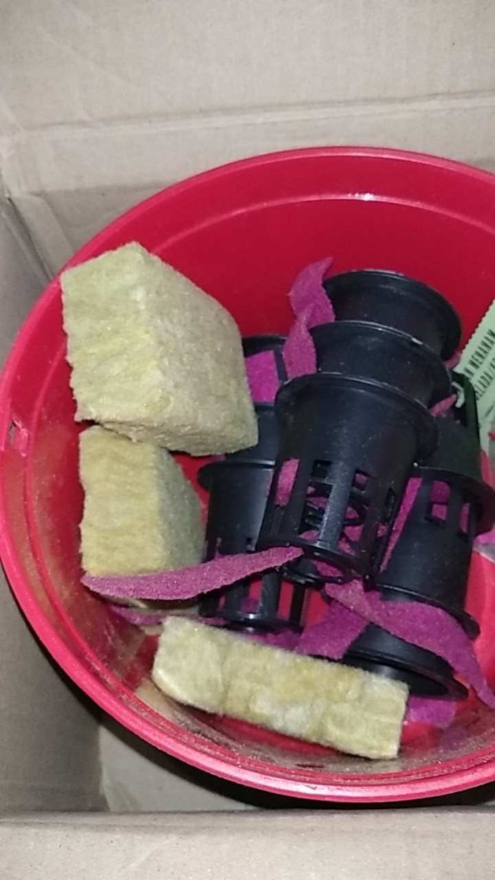 Baskom, Tutup, Netpot Flanel Hidroponik