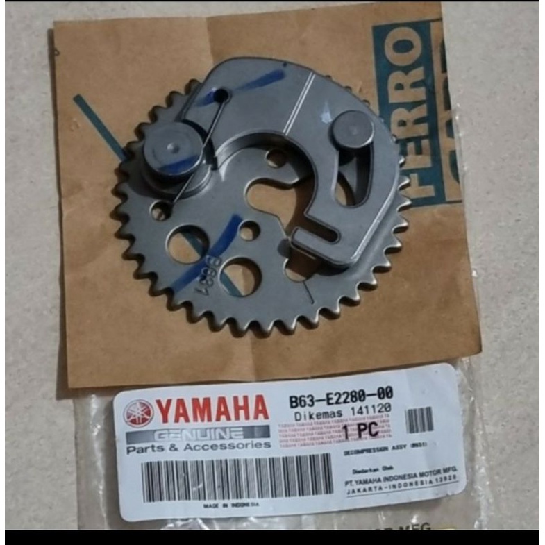 DEKOMPRESI AEROX 155, LEXI 125 (B63-E2280-00) ASLI YAMAHA original-Ygp