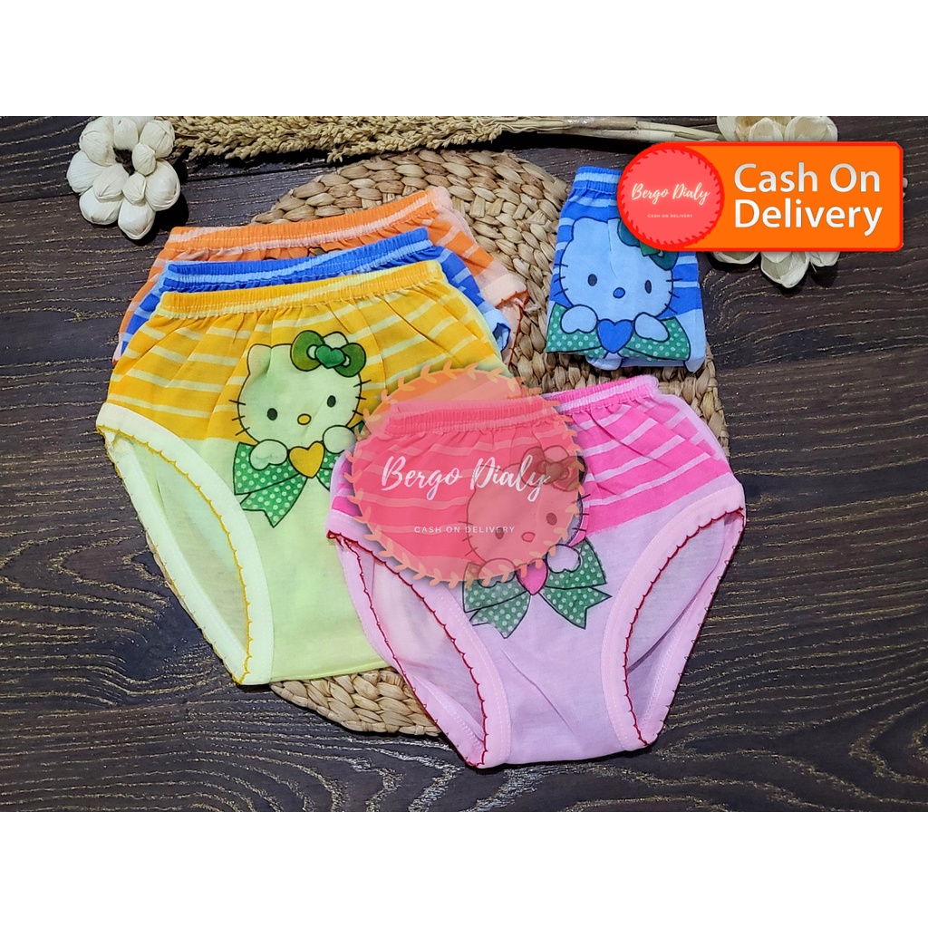 Cd celana dalam anak perempuan katun motif hello kitty