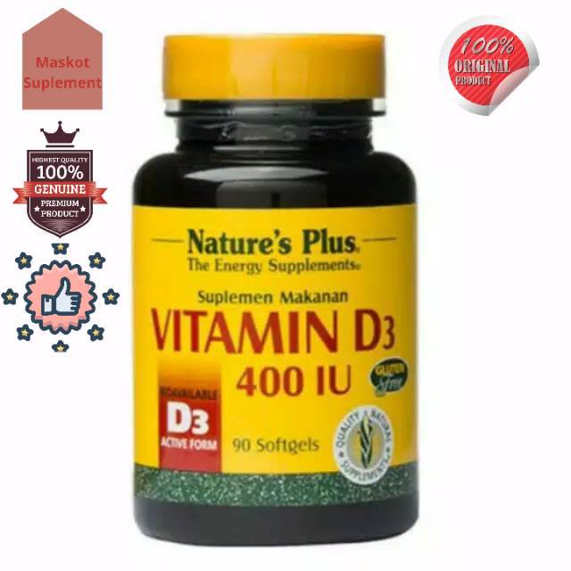 Natures plus Vitamin D3 400 iu