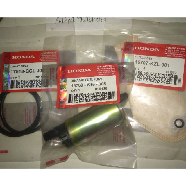 Rotak K16+Filter fuel pump KZL+Oring Honda Beat fi Beat pop Scoopy fi Vario 110 fi Ori