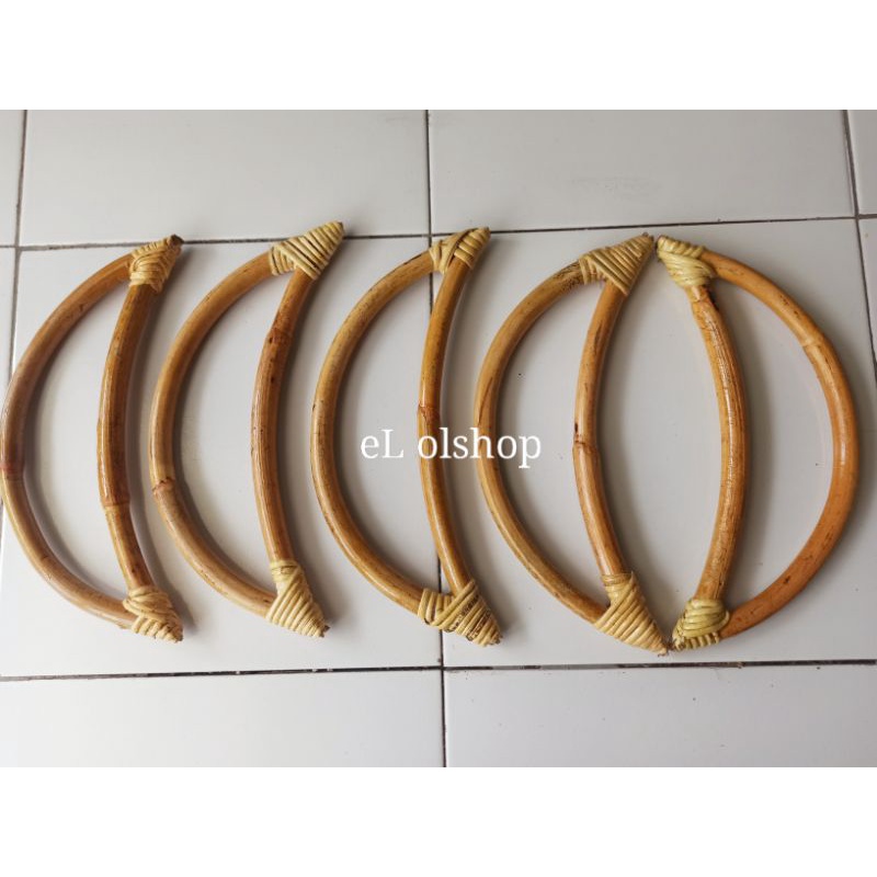 Bulan Sabit Macrame Dekorasi Rotan