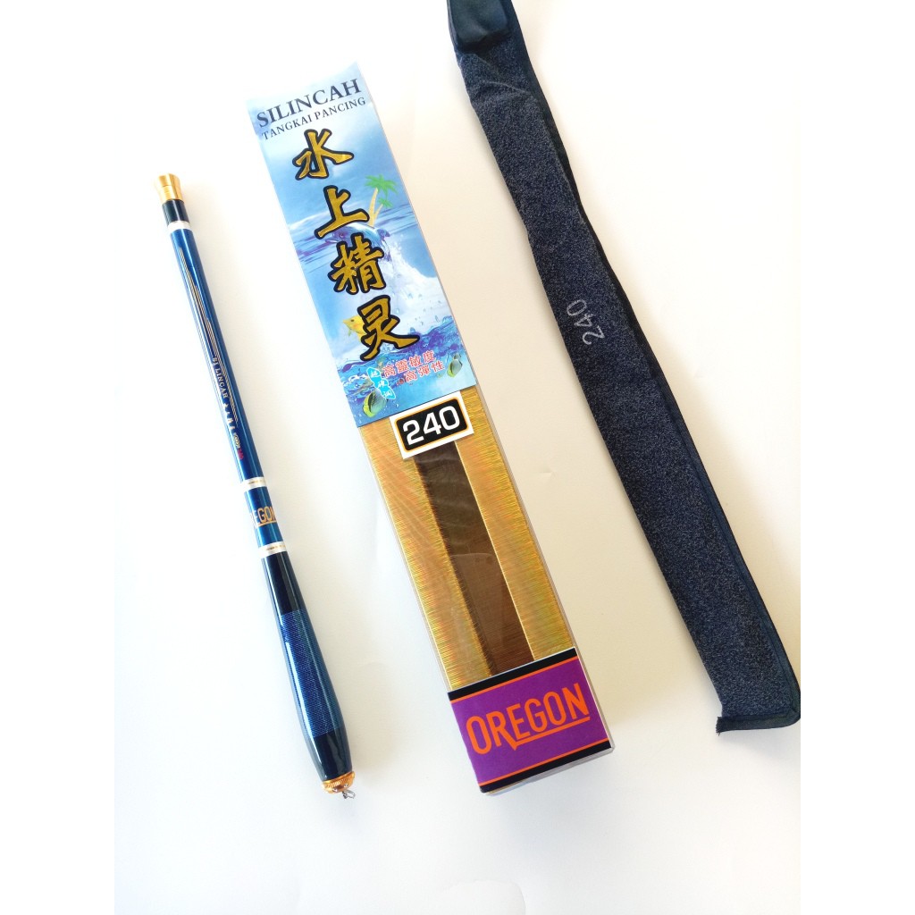 Joran Tegek Oregon Silincah 240 Carbon tanpa box mika