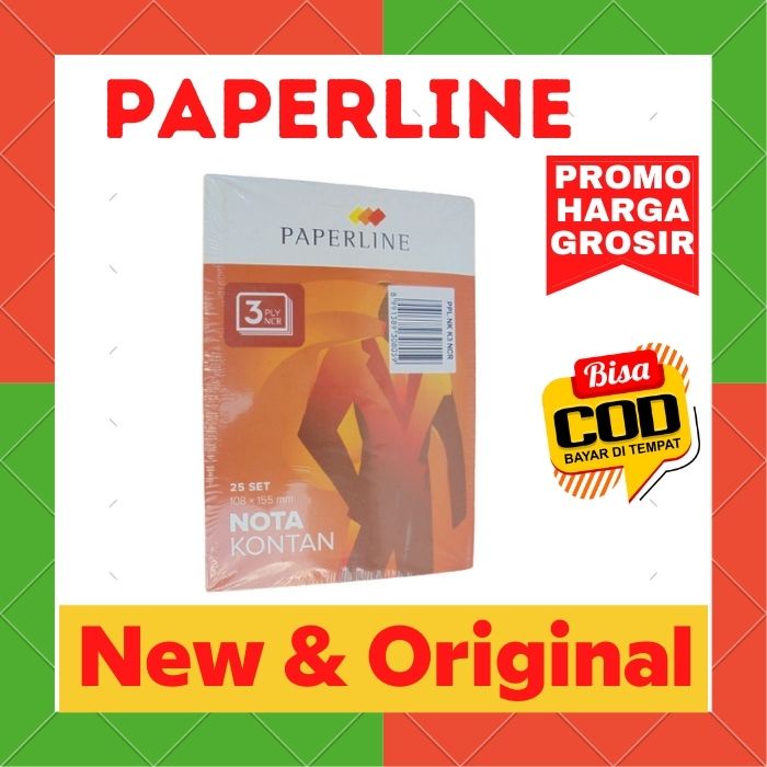 

Buku Nota Paperline K 3 Ply Nota Penjualan / kontan