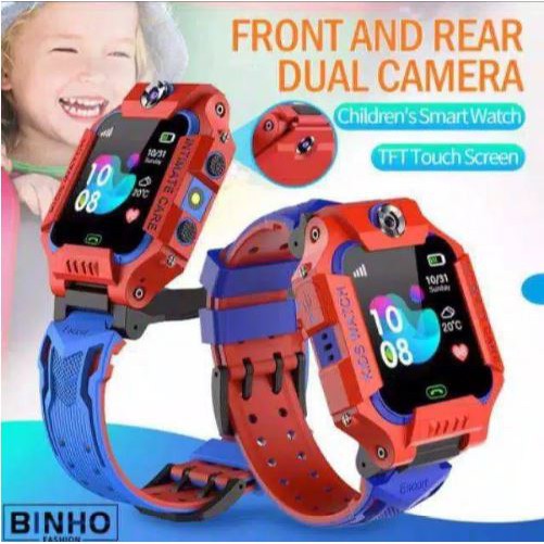 Kids Smartwatch Jam Tangan Anak Pintar Anti air Double Camera Q19