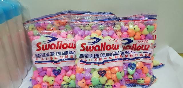 KAMPER SWALLOW NAPHTHALENE COLOUR BALLS LOVE 300GR