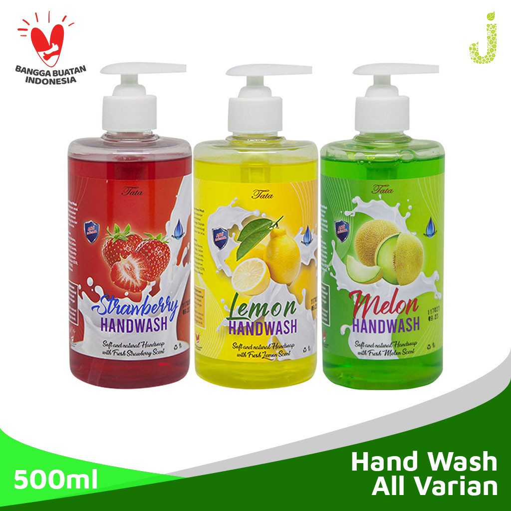 MINIGO Tata Hand Wash Anti Bacterial Strawberry 500ml (THWS)