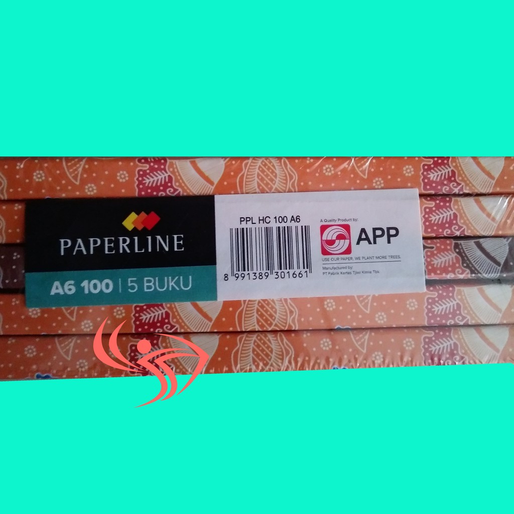 

Buku A6 Hardcover paperline