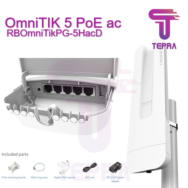 MikroTik OmniTIK 5 PoE ac RBOmniTikPG-5HacD