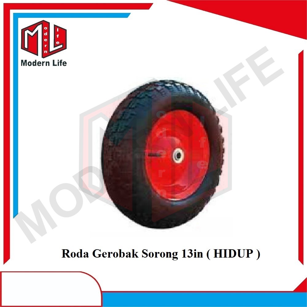 Roda Hidup Gerobak Grobak Sorong Pasir 13&quot; Inch Ban Hidup