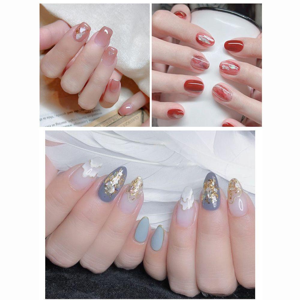 Hiasan Kuku Nanas Nail Art Irisan Fragmen Tekstur Pesona Alami