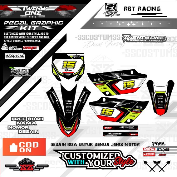 yz 85new stbl decal stiker kekinian ⭐JUPITER VEGA NEW trail REVO full body dekal
bebek std gtx traba