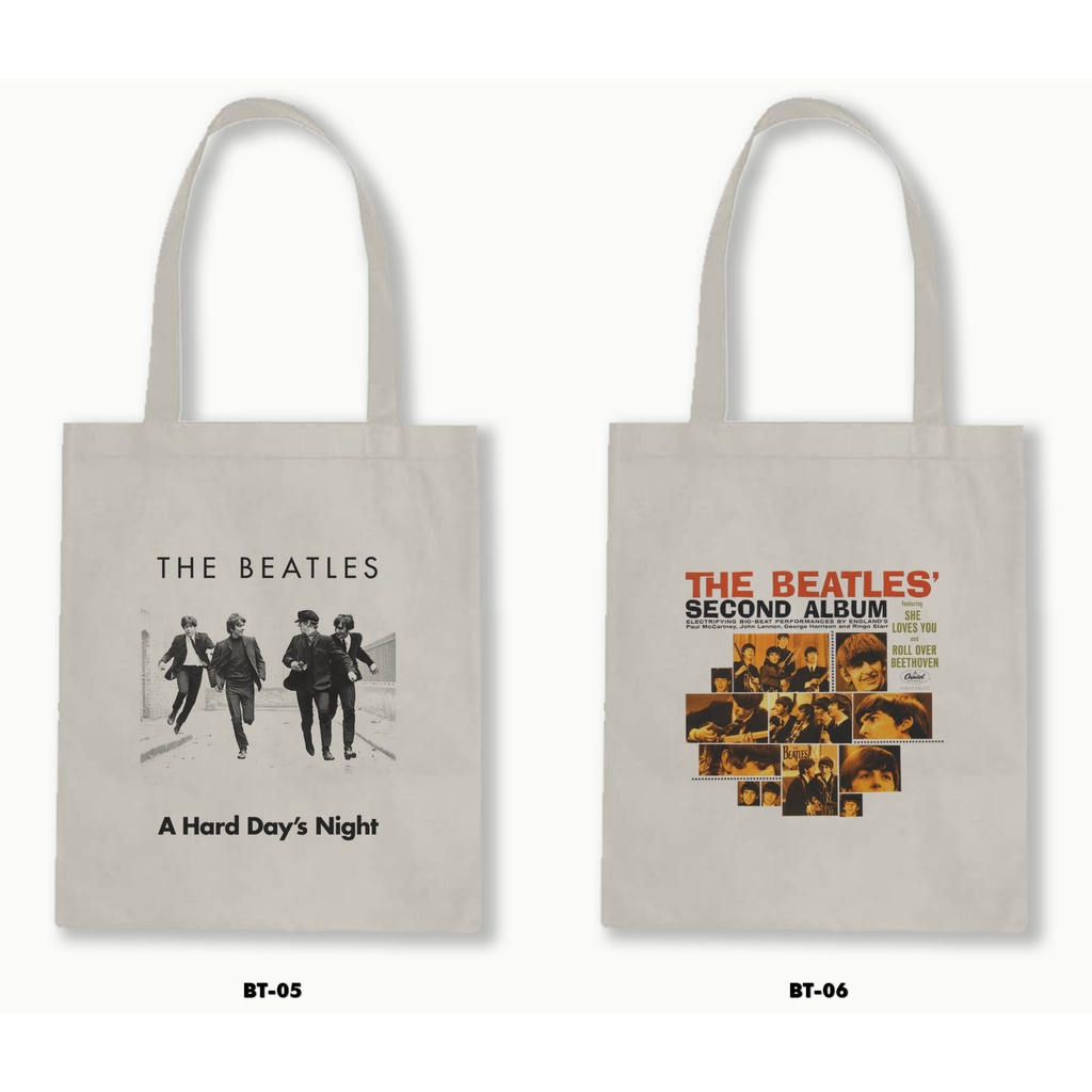 TOTE BAG BLACU - THE BEATLES