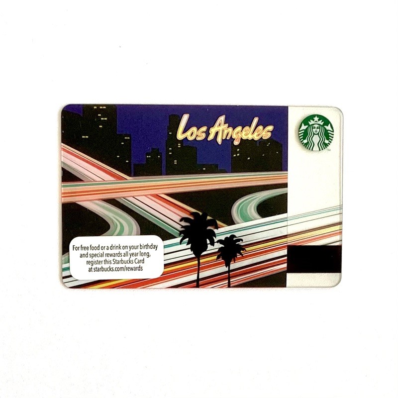 Los Angeles LA Starbucks Card Kartu City US Destination 2013