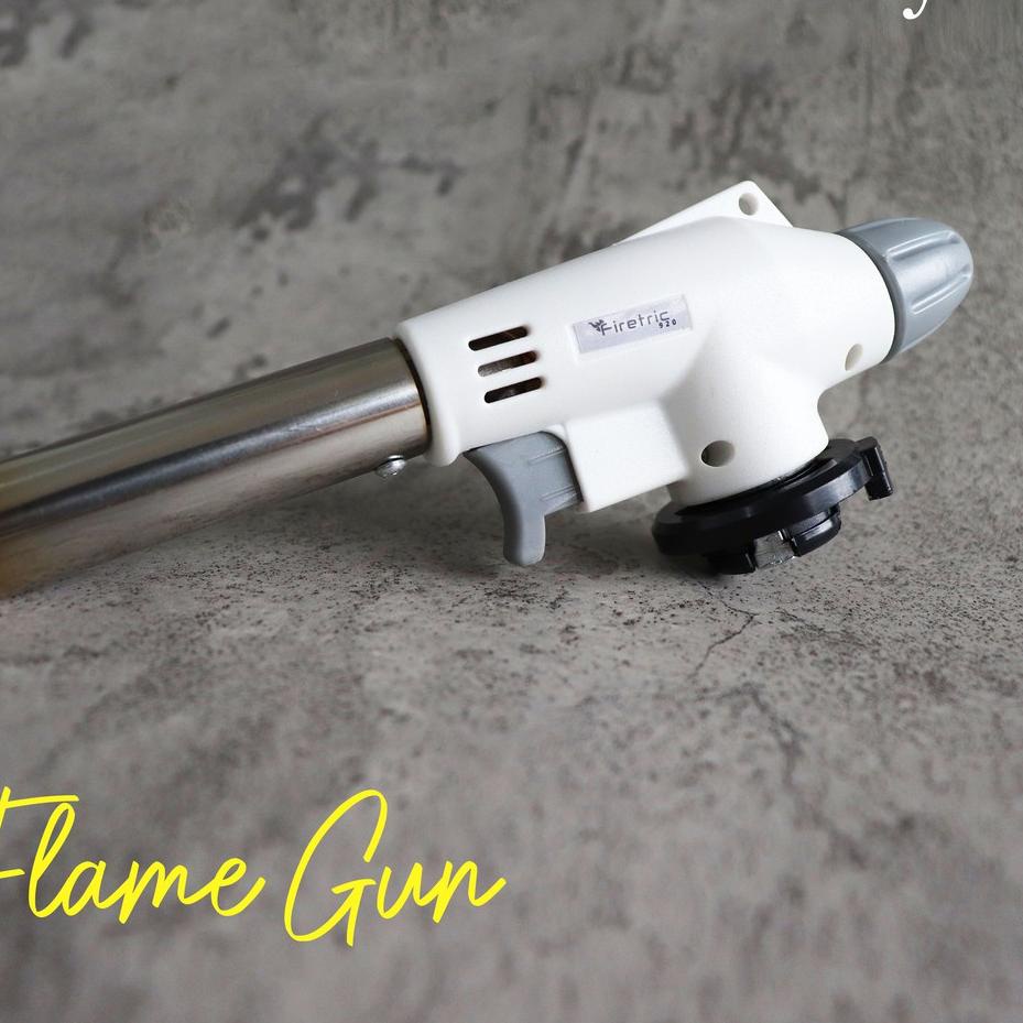 ✤ paket gas torch dan gas hicook / gas set portable praktis / pemantik api flame gun set ORIGINAL ✶