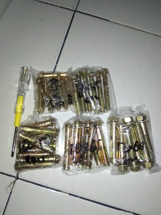 Dynabolt / Dinabol / Baut Beton # M12x60 Per Pcs