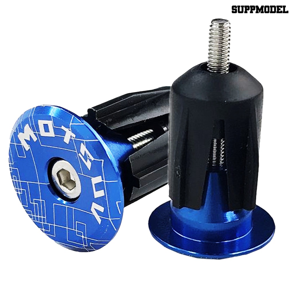 2pcs Tutup Ujung Stang Sepeda Gunung MTB Bahan Aluminum Alloy