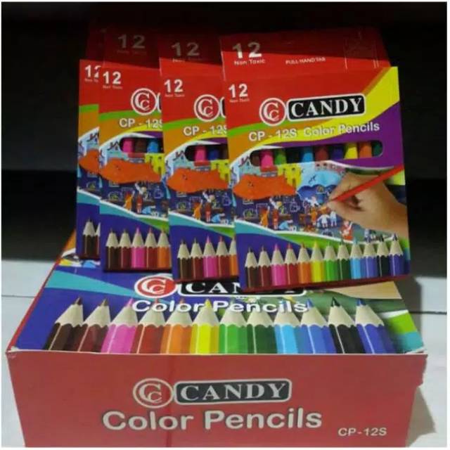 Pensil Warna JOYKO 12 Warna pendek