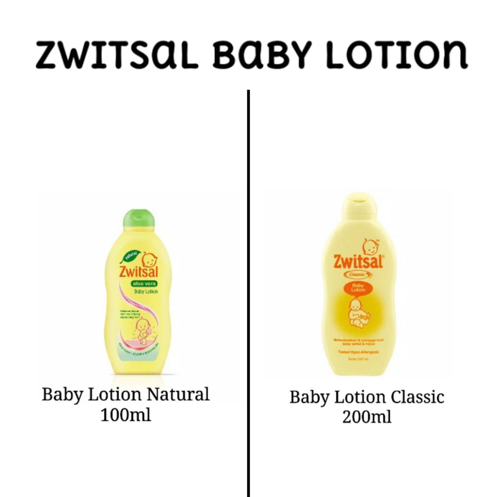 zwitsal baby lotion classic