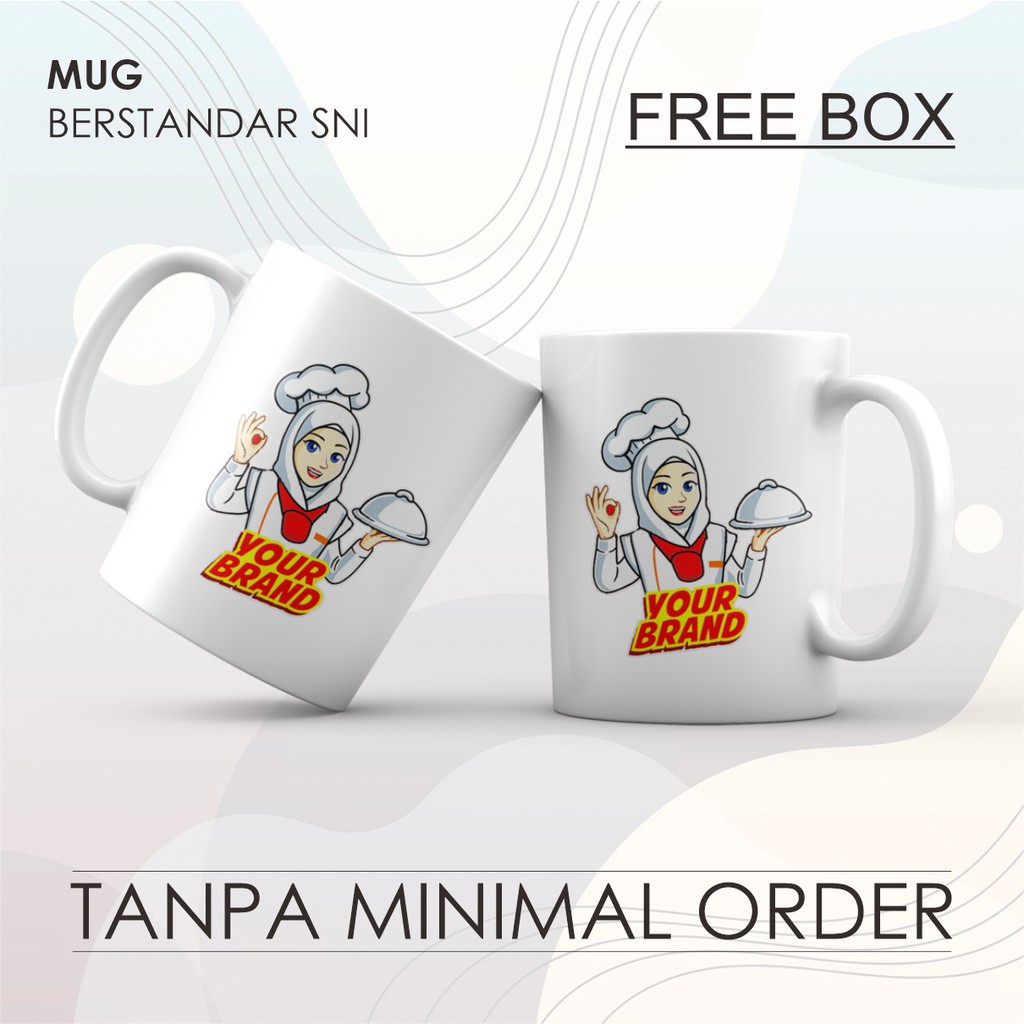 Jual Cetak Gelas Mug Custom Berstandar Sni Shopee Indonesia