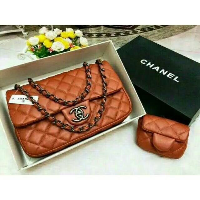 Tas chan*l maxy classik (no dompet)