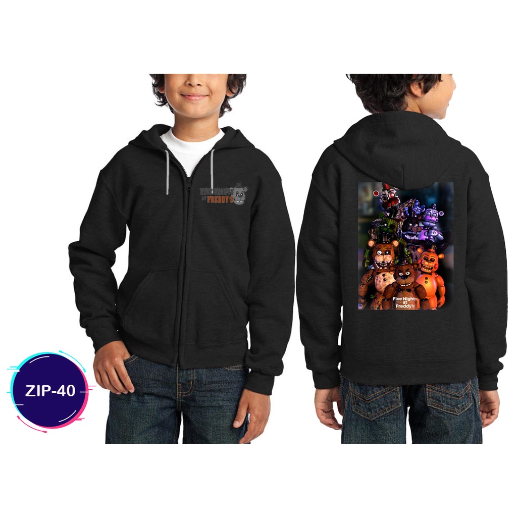 Jaket Anak Five Nights at Freddy Jaket Sweater Hoodie Zipper Trendy #ZIP-40