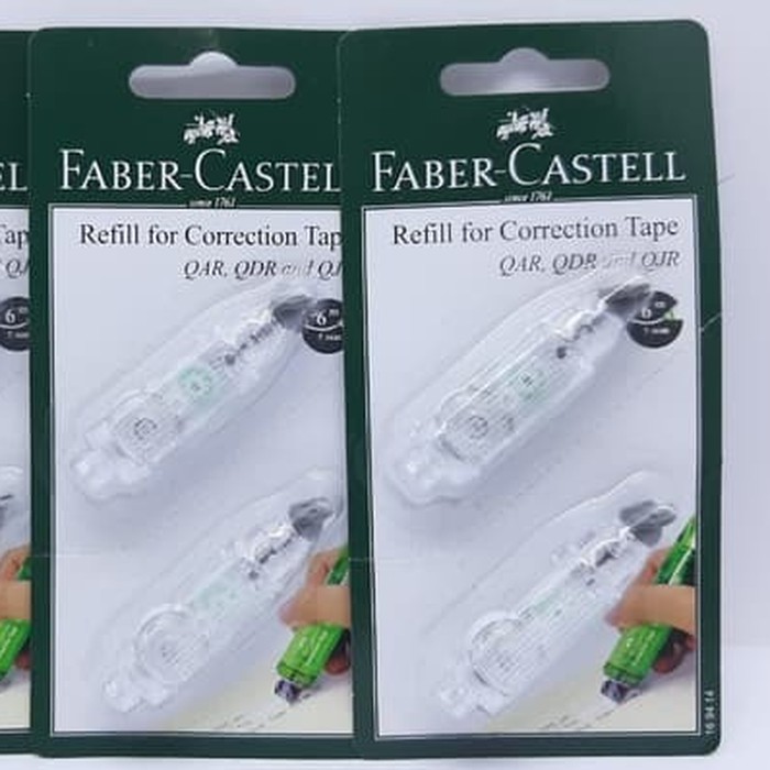 

Refill Correction Tape Faber Castell QAR, QDR, and QJR Set 2