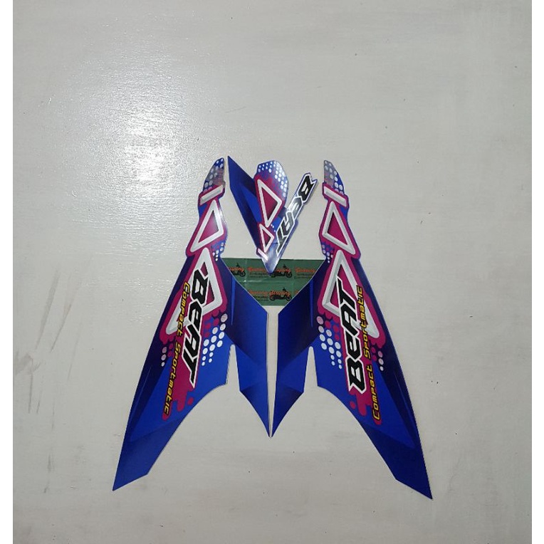 Striping honda beat karbu CW 2011 Biru original 1000% NOS