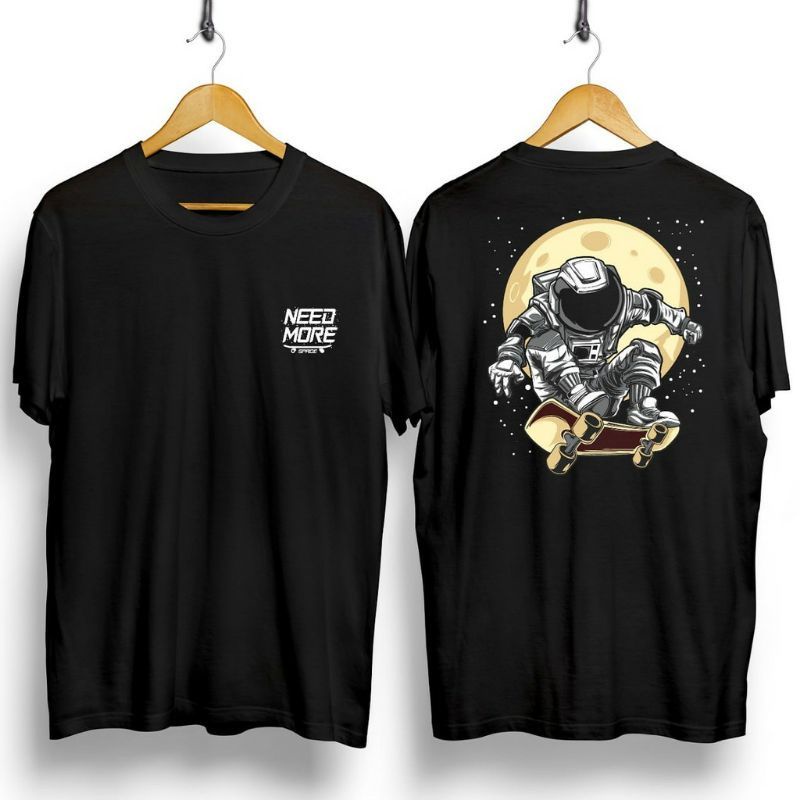 kaos astronot skateboard//kaosmurah//koa spria//kaos wanita