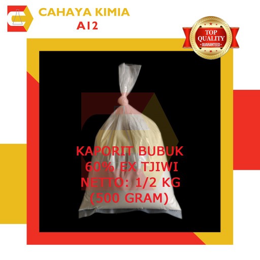 Kaporit Bubuk 60% Ex. Tjiwi 500 Gram (1/2 Kg)