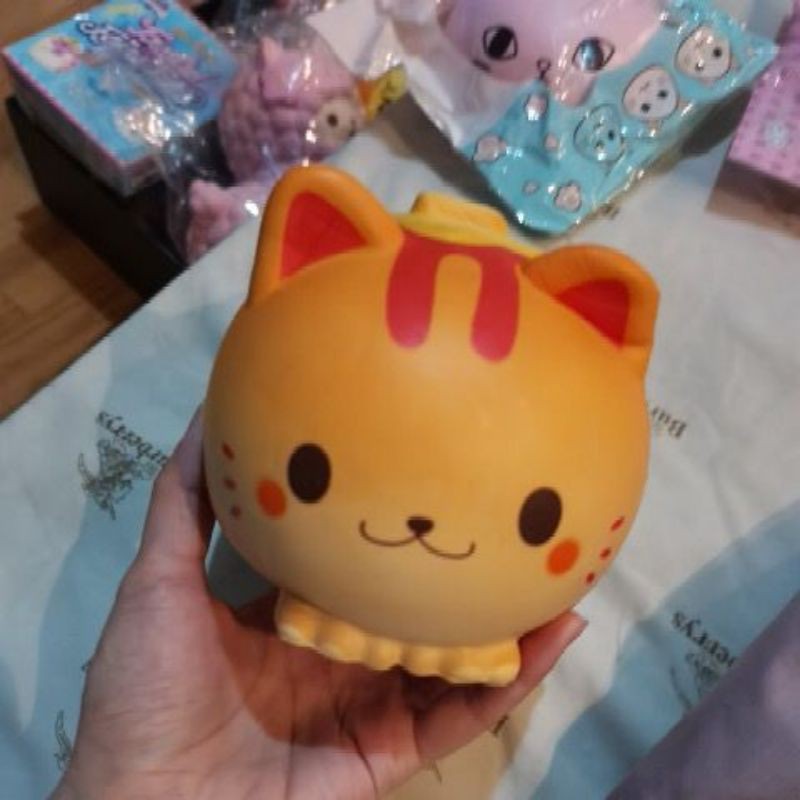 SUPER RARE Nyan Pancake Ibloom I-bloom Squishy Preloved flash sale murah jumbo kucing