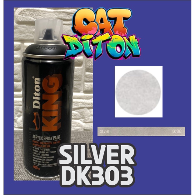 

Diton King DK303 SILVER - Acrylic Spray Paints