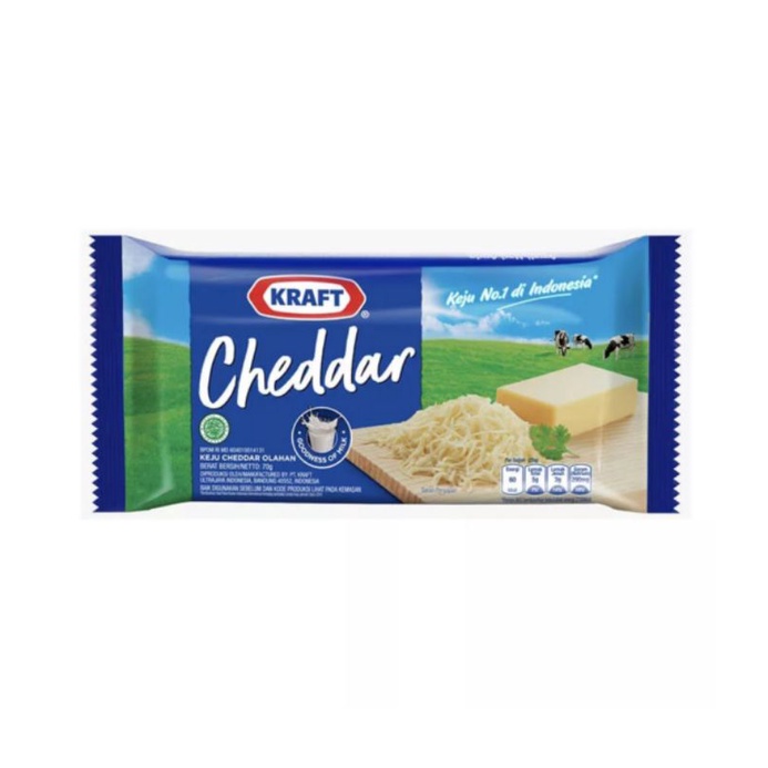 

KRAFT CHEDDAR / KEJU KRAFT CHEDDAR 70gr