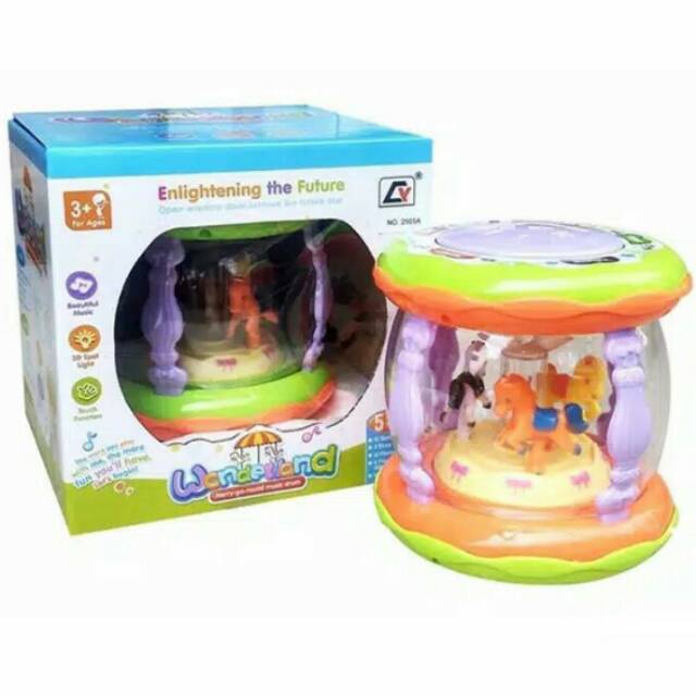 Termurah Mainan Anak Cewek Cowok Wonderland Merry Go Round
