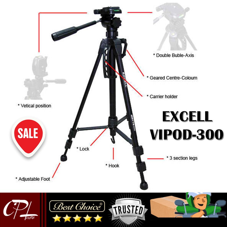 Tripod EXCELL Vipod 300 | Vipod-300