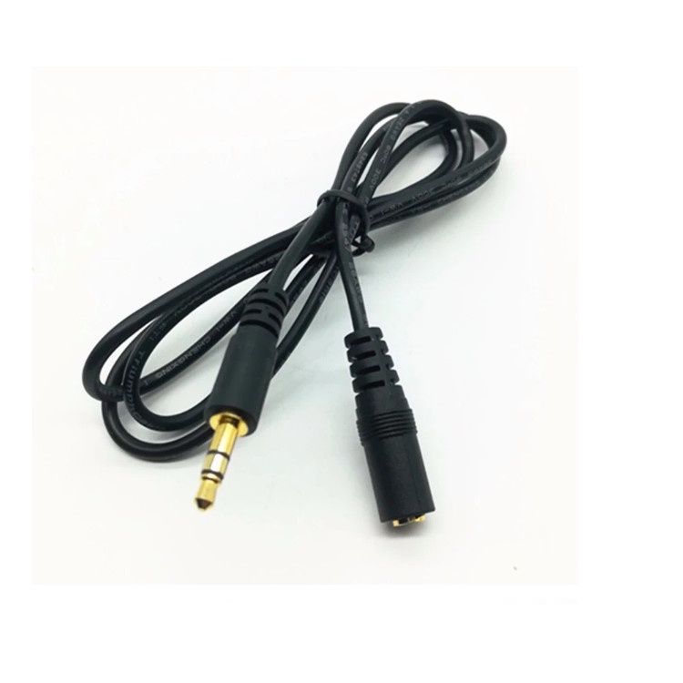 Kabel Aux Audio 3.5mm Male to Female Gold Plated