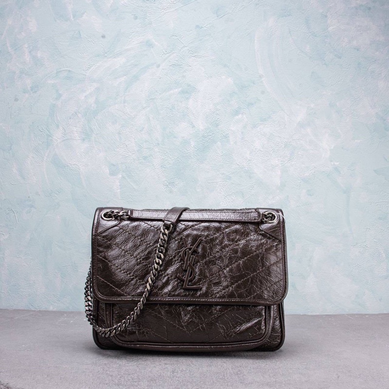 Tas saint laurent niki medium dark brown