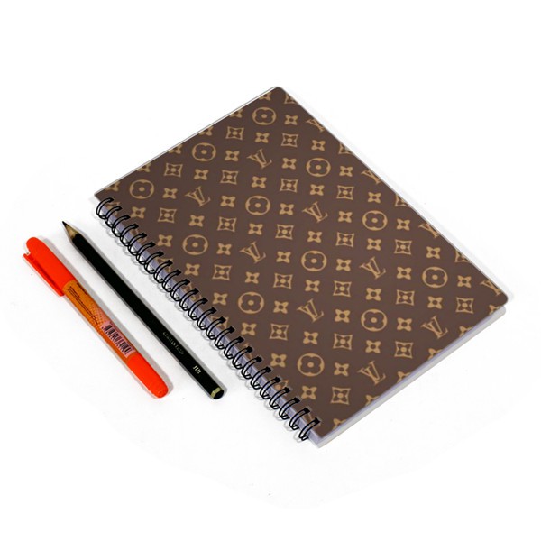 

LV Pattern Spiral Notebook A5 Custom Memo Notes