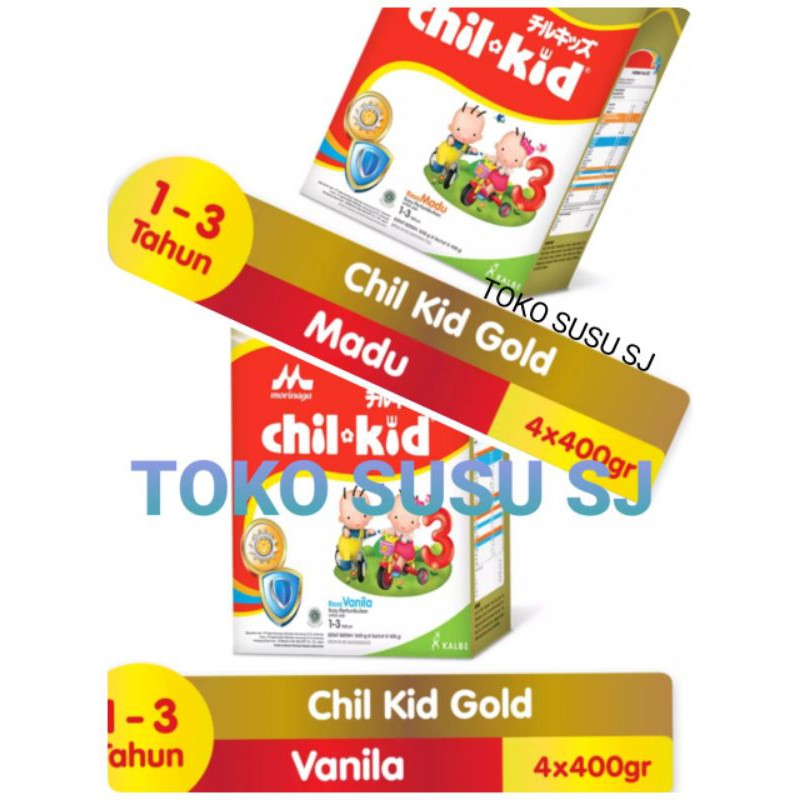 CHIL KID REGULER GOLD MADU VANILA 1600 GRAM /CHILKID/1600GR