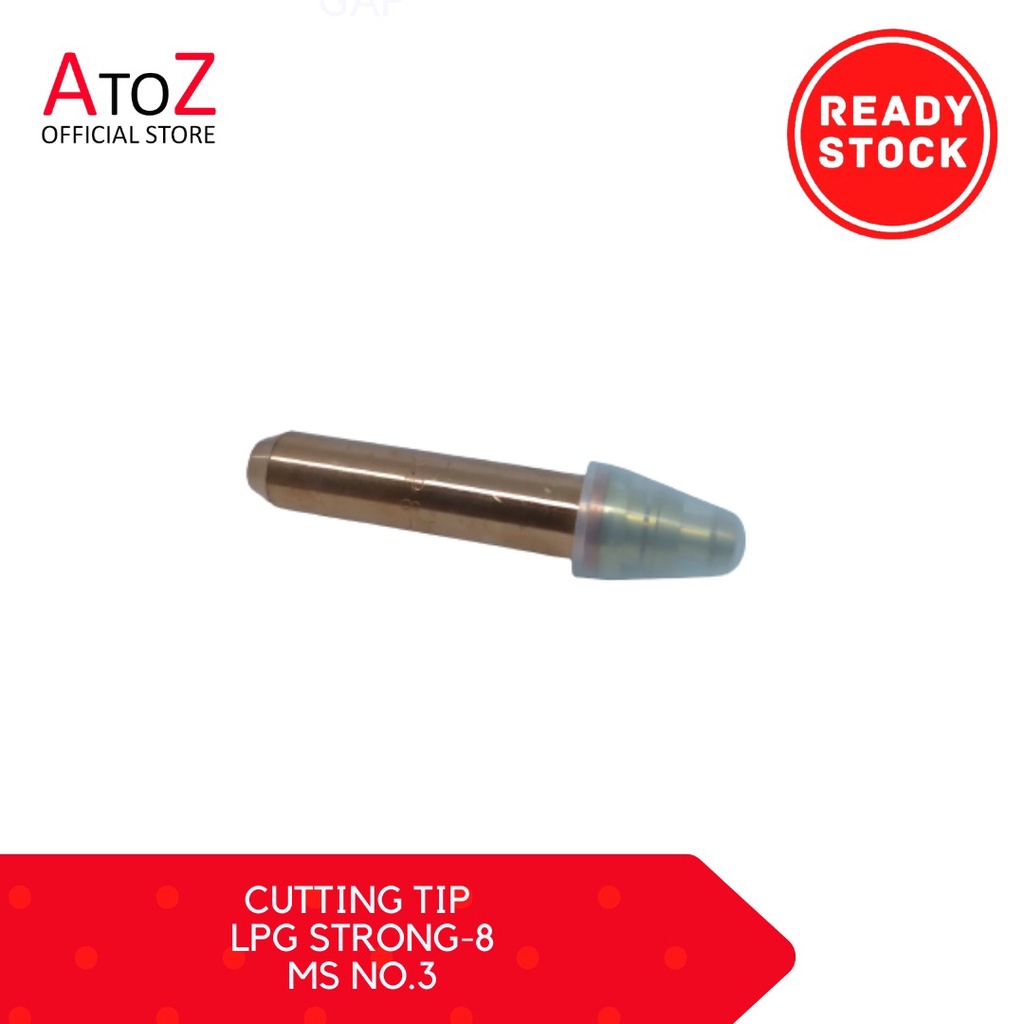 

CUTTING TIP LPG STRONG-8 MS NO.3 - CUTTING TIP LPG TYPE STRONG-8 MS NO.3
