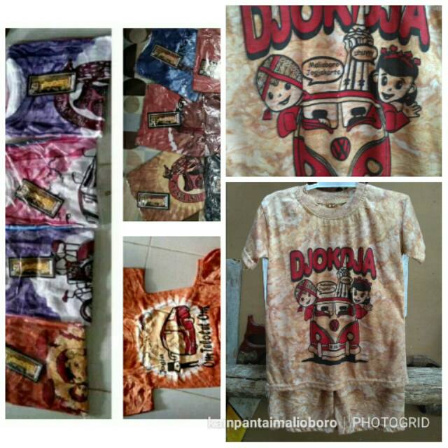 KAOS ANAK JOGJA KATUN SETELAN ATASAN DAN CELANA KHAS JOGJA