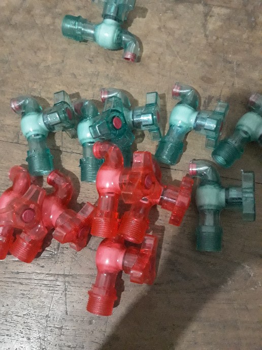 Keran Plastik Transparan 3/4 Inchi - Kran Air Bening