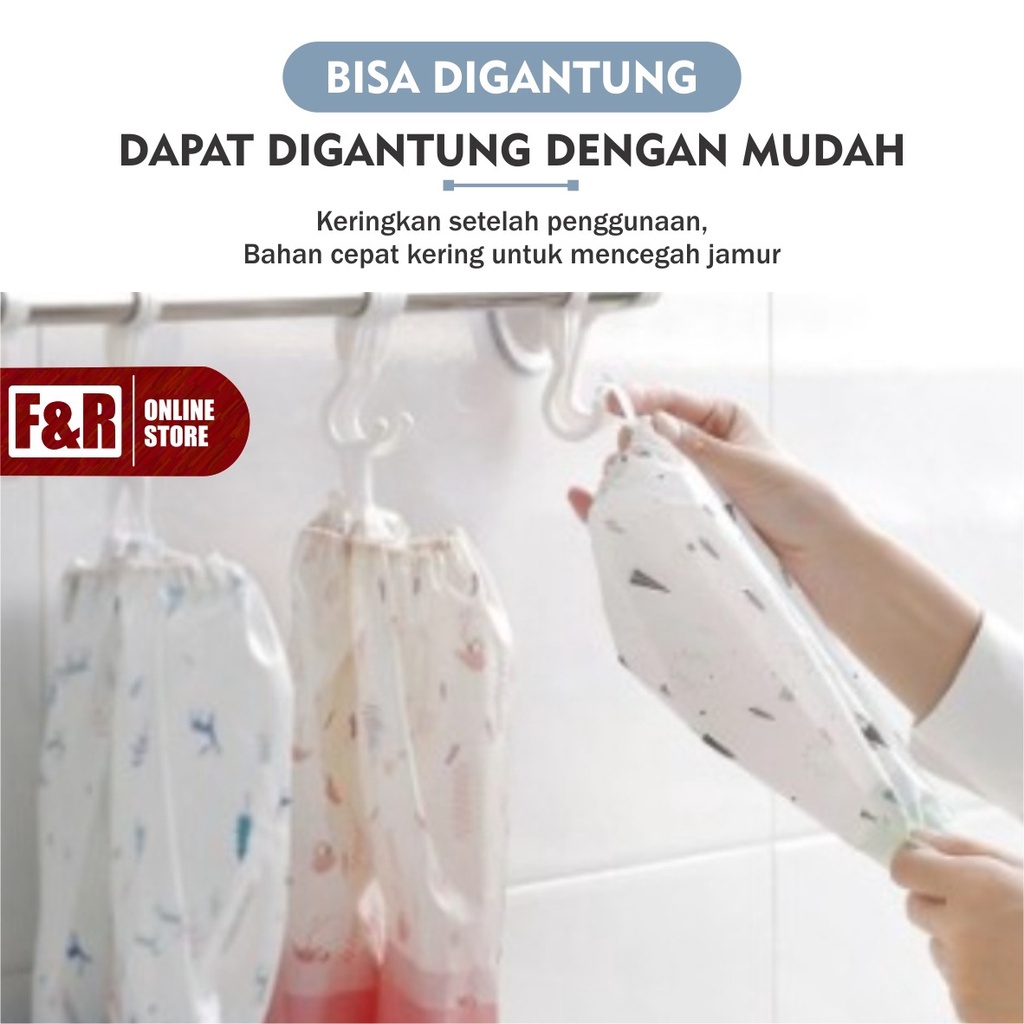 Sarung Tangan Karet Cuci Piring Baju Panjang Lateks Anti Air Tebal Rubber Gloves Latex Waterproof