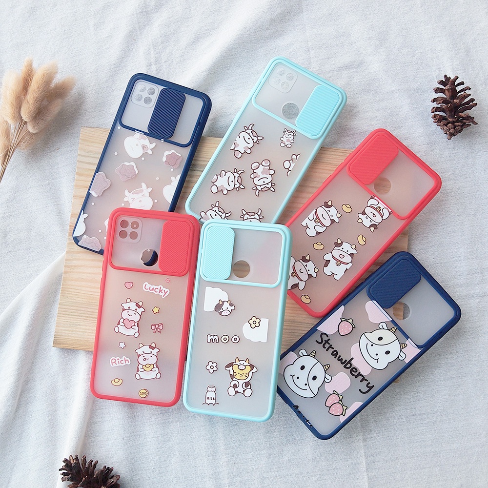 CASE SLIDE KARAKTER XIAOMI REDMI 9  9T 9A 9C 10 X3 M3 NOTE 10 10PRO 9PRO 8PRO M110T RUBBER GAMBAR