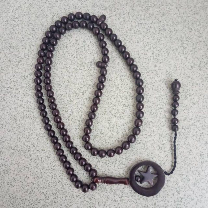 Tasbih 99 kaukah original bulan bintang 6mm