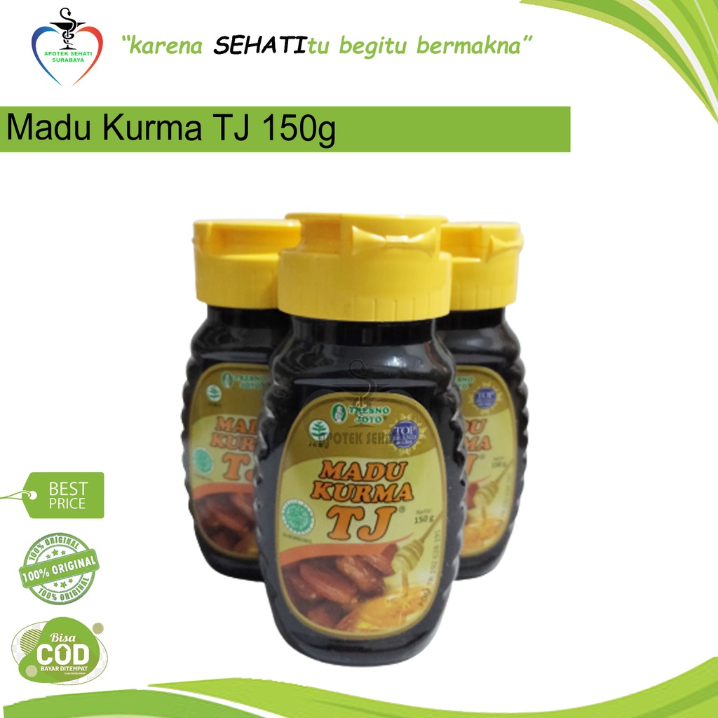 TRESNOJOYO MADU TJ KURMA 150GR BEE POOLEN